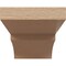 Ekena Millwork 11"W x 22"D x 11"H Wide Monterey Rough Cedar Woodgrain TimberThane Corbel, Primed Tan CORUR11X22X11MONRCPR - alternate 5